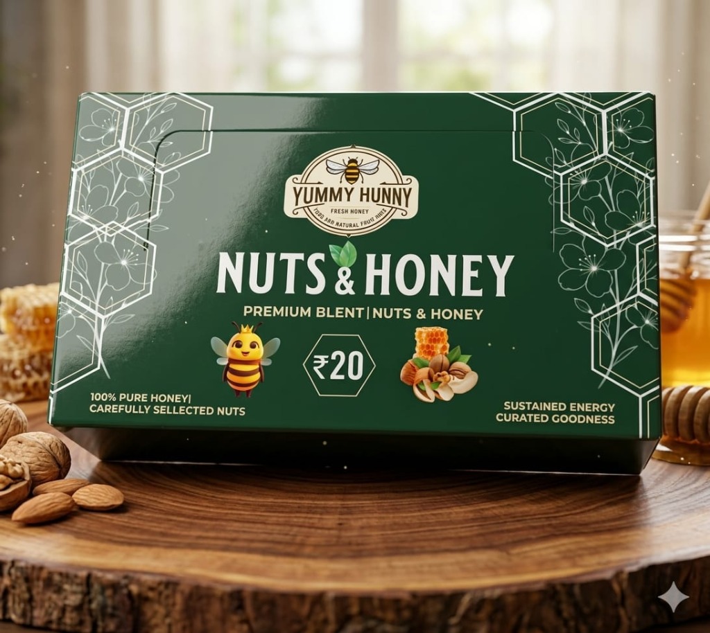 Yummy Hunny Nuts & Honey Box